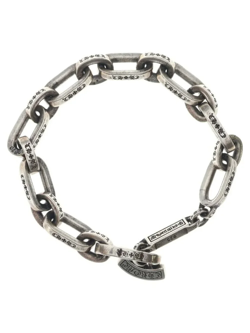 Chrome Hearts Paper Chn Chain Bracelet Silver